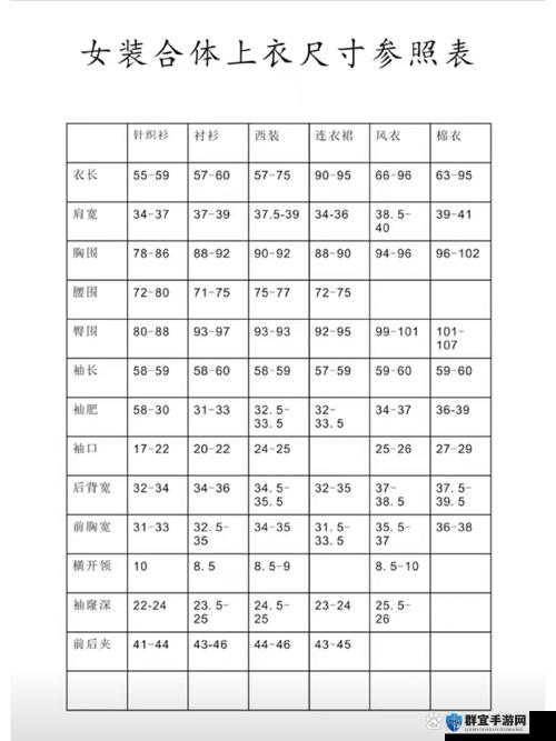 国产尺码与欧洲尺码对照表 2024 详细解读及使用指南